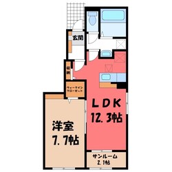 ムースの物件間取画像